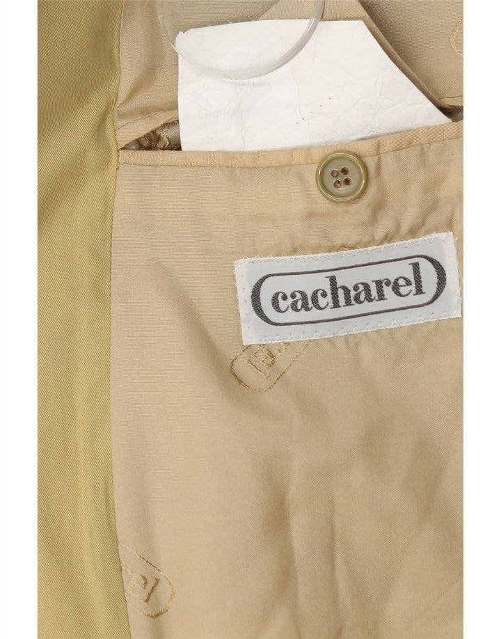 Cacharel Chaqueta tipo blazer de 2 botones para hombre IT 52 XL Algodón beige