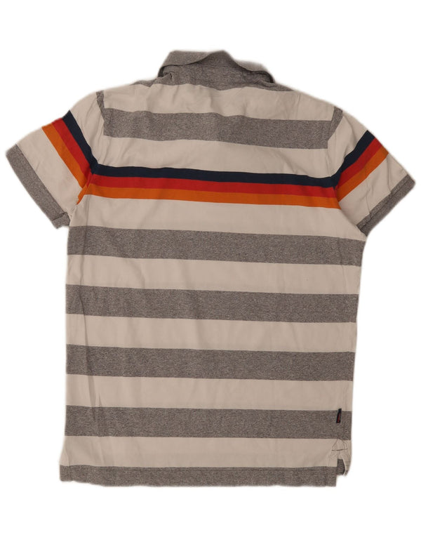Superdry Polo Para Hombre De Algodón A Rayas Gris Grande