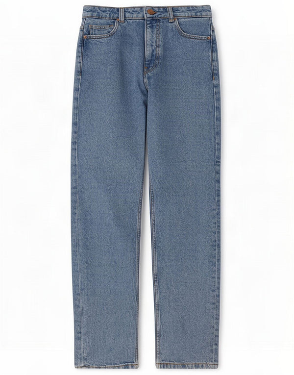 Vaqueros cónicos de cintura alta de Zara para mujer EU 34 2XS W24 L27 Azul