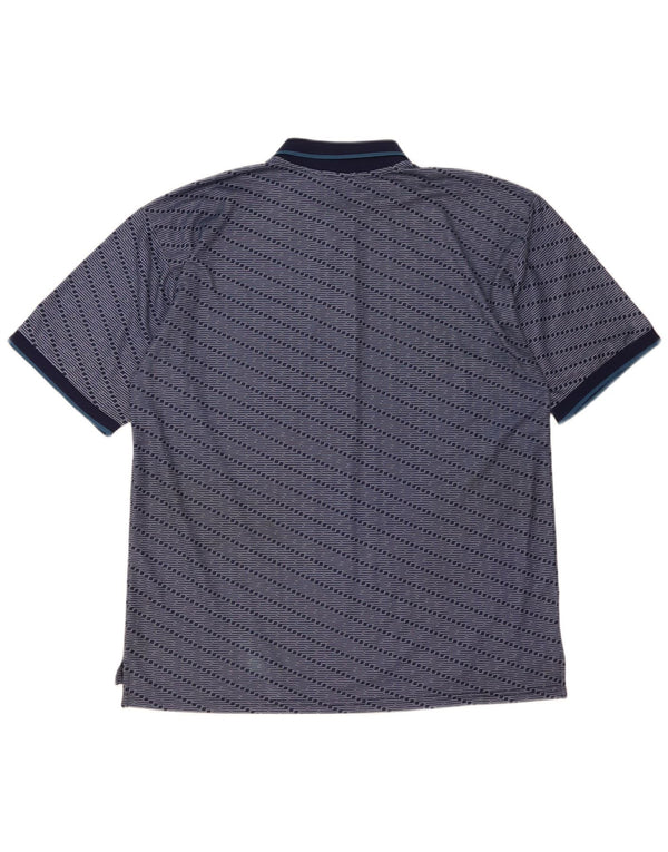 Fila Polo Hombre XL Poliéster Rayas Azul Marino