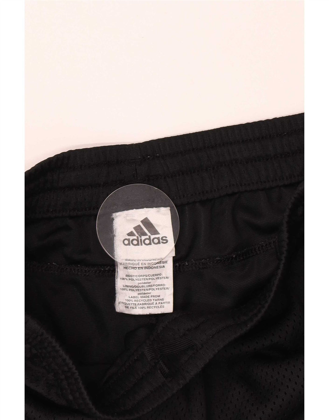Adidas Pantalones cortos deportivos para niños 8-9 años Small Negro Poliéster