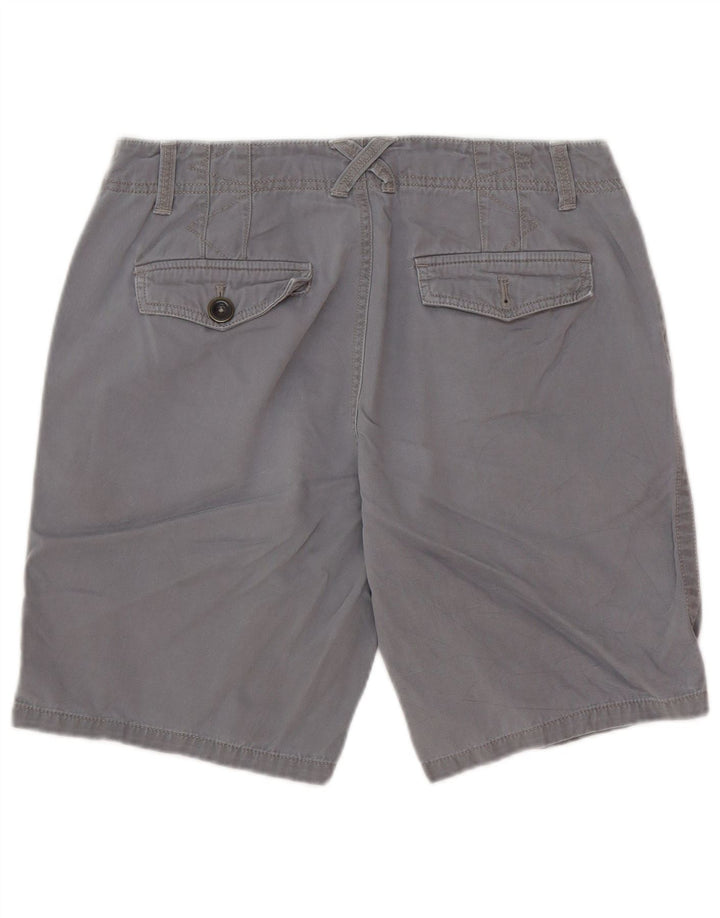 Eddie Bauer Pantalones cortos chinos para mujer US 8 Mediano W30 Algodón gris