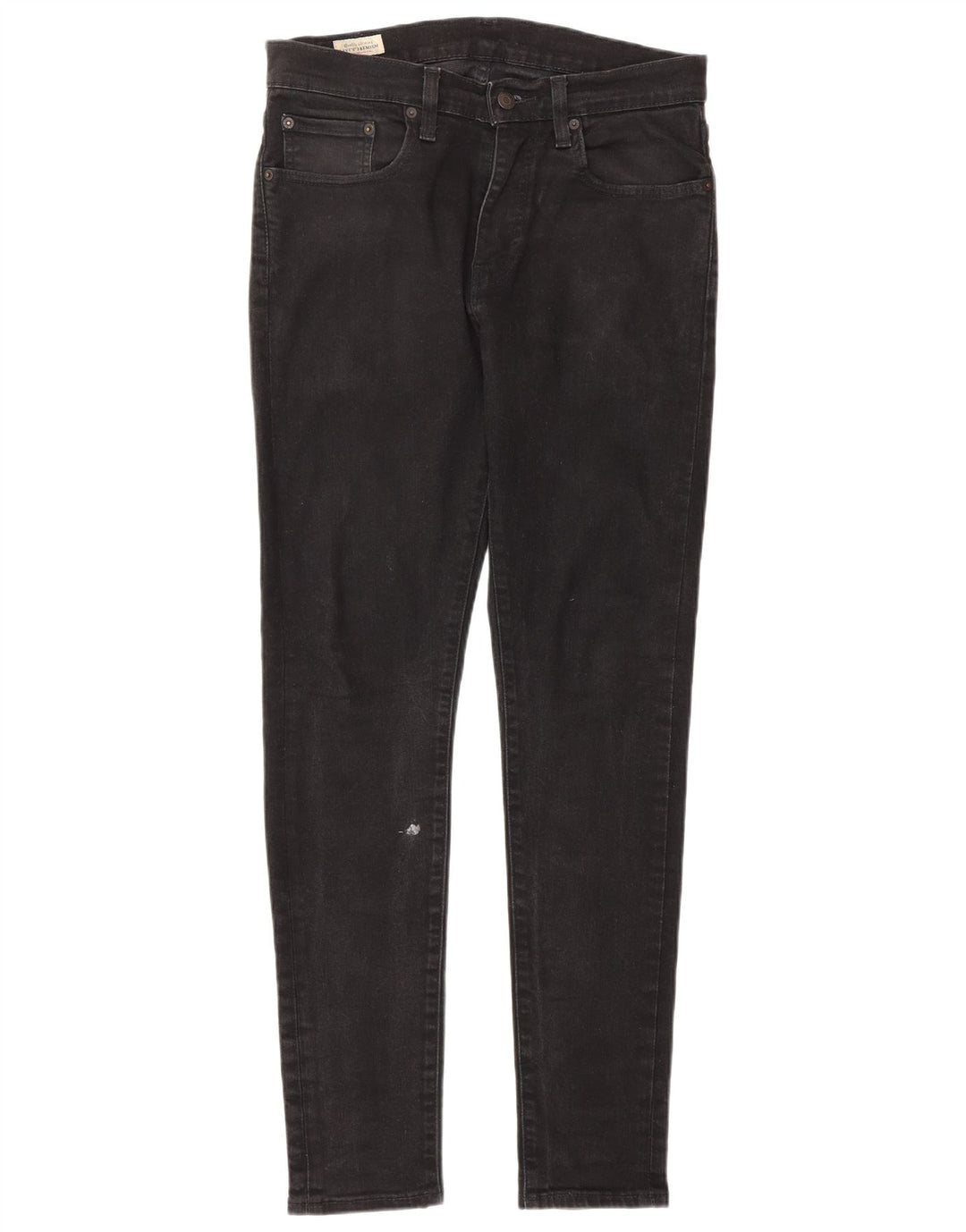 LEVI'S Vaqueros pitillo ajustados para hombre W32 L32 Algodón negro