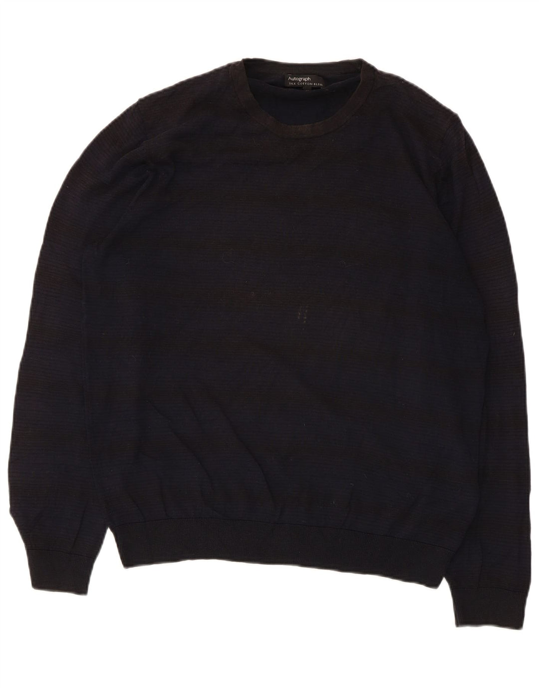 Marks & Spencer Jersey Autograph con Cuello Redondo para Hombre Azul Marino Mediano