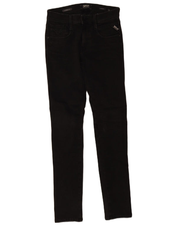 Replay Vaqueros ajustados Extreme Flex para hombre W30 L32 Negro
