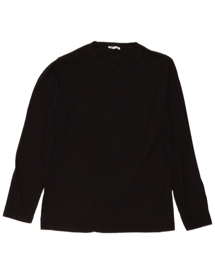 Zara Hombre Top Manga Larga XL Negro