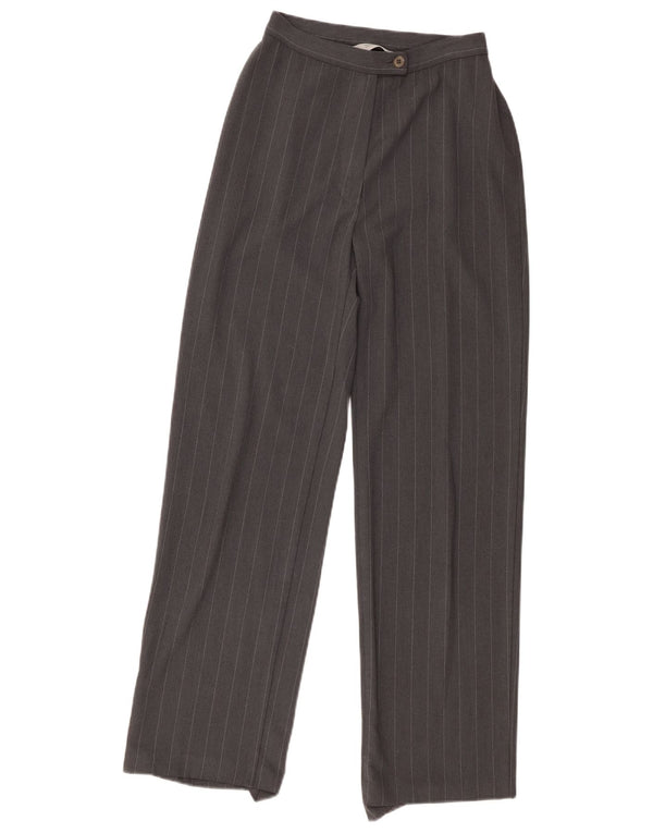 Marks & Spencer Pantalones de traje para mujer UK 8 Small W26 L30 Gris Rayas