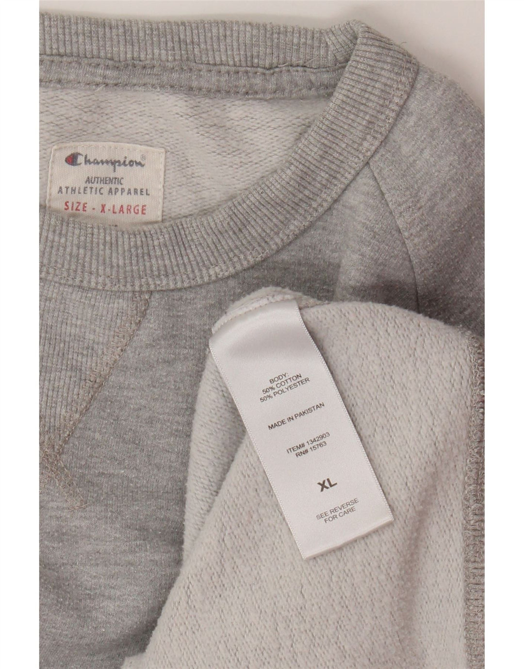 Champion Sudadera Gráfica para Hombre Jumper XL Algodón Gris