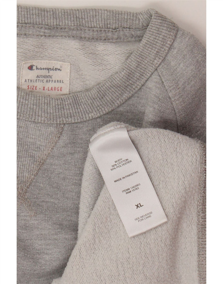Champion Sudadera Gráfica para Hombre Jumper XL Algodón Gris