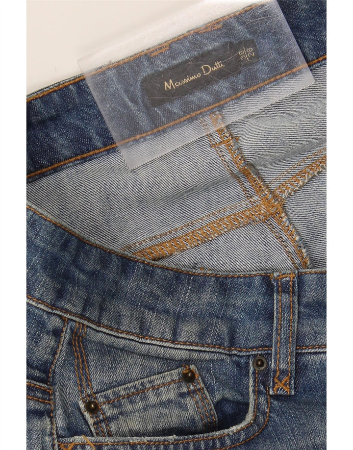 MASSIMO DUTTI Womens Straight Jeans EU 38 Small W28 L30 Blue Cotton Vintage Massimo Dutti and Second-Hand Massimo Dutti from Messina Hembry 