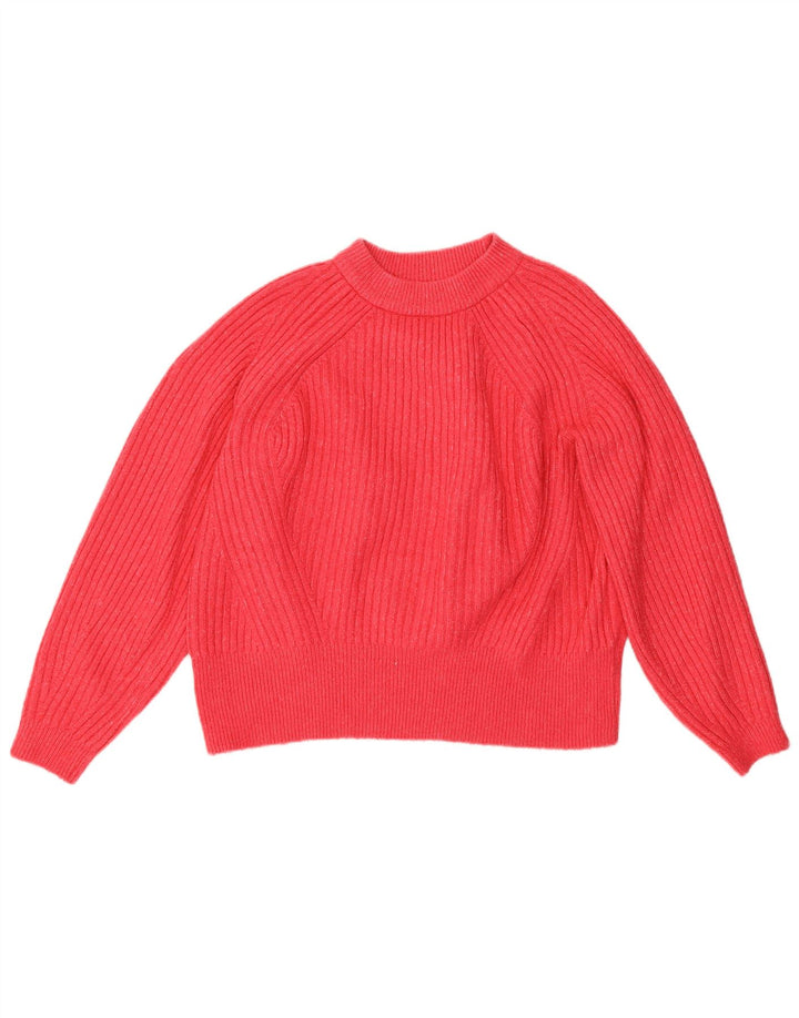 Marks & Spencer - Jersey corto con cuello redondo para mujer, talla 40, color rosa medio