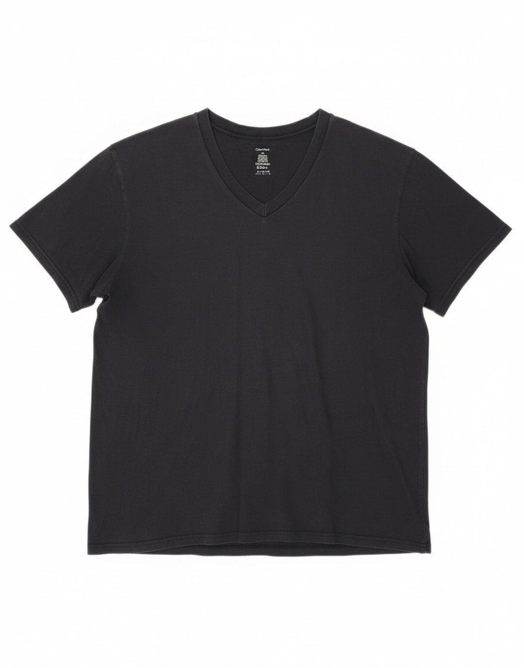 Calvin Klein - Camiseta para hombre, talla grande, algodón negro