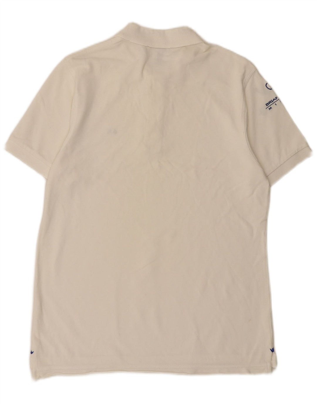 Sun68 Polo Gráfico para Hombre Blanco Mediano