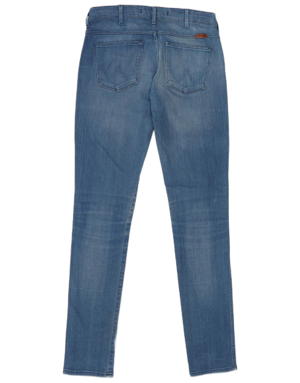 Wrangler Mujer Corynn Slim Jeans W28 L32 Algodón Azul