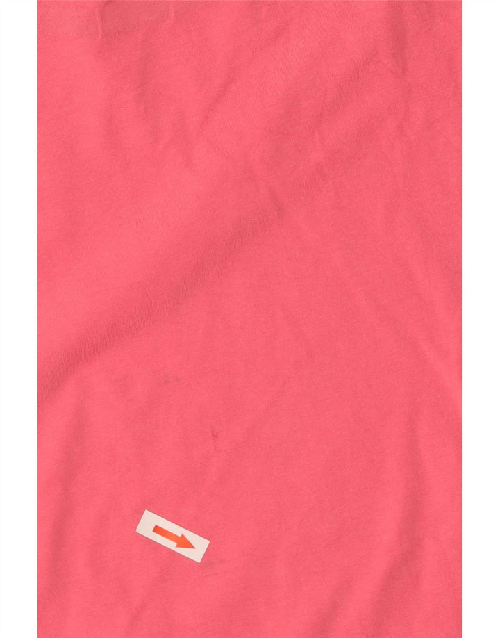 FILA Camiseta para mujer Top UK 12 Medium Pink Cotton