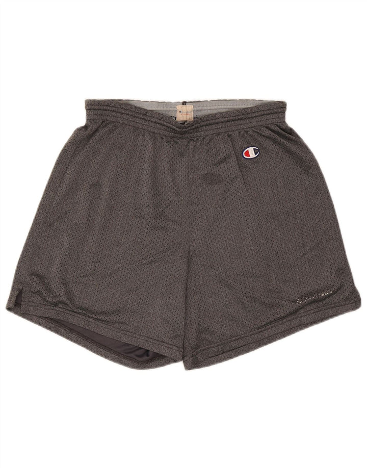 Champion Pantalones cortos deportivos para hombre Poliéster gris grande