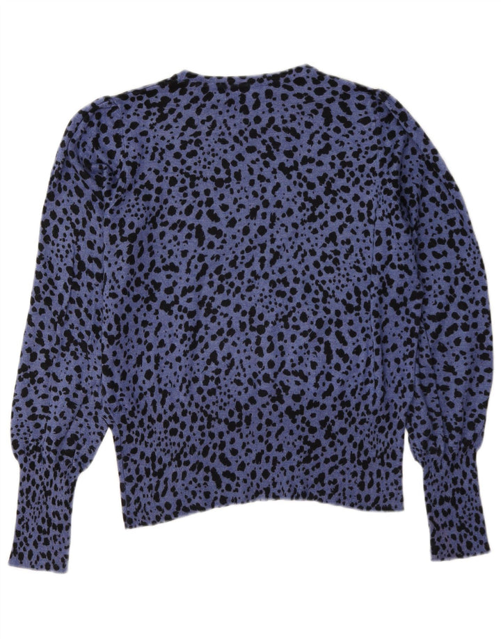 Marks & Spencer Jersey con Cuello Barco para Mujer UK 40 Azul Medio