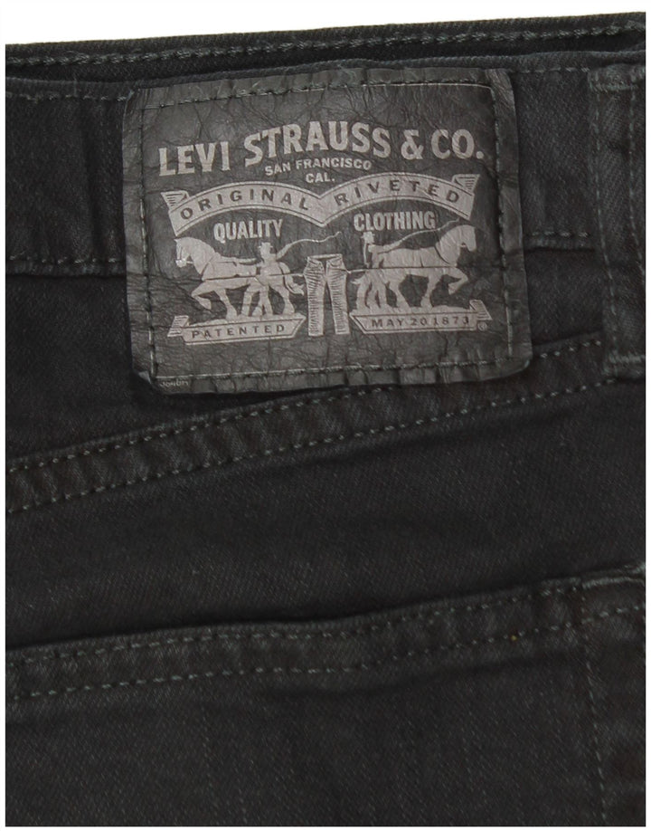 Vaqueros rectos Levi's para hombre W34 L32 Algodón negro