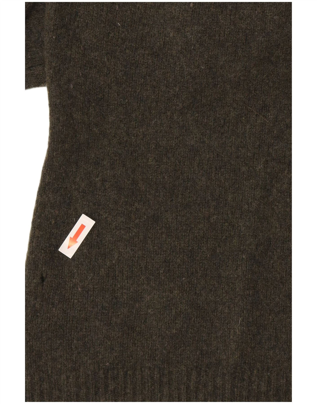 Massimo Dutti Jersey de cuello vuelto para mujer UK 44 Large Lana verde