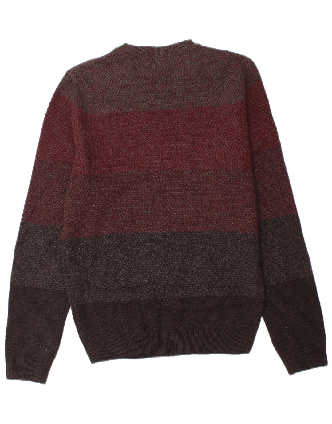 Marks & Spencer - Jersey de cuello redondo para hombre, talla pequeña, multicolor, a rayas