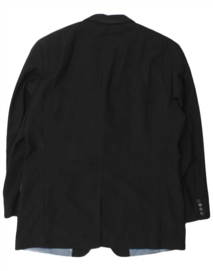 Hugo Boss Chaqueta tipo blazer de 3 botones para hombre UK 44 2XL Negro