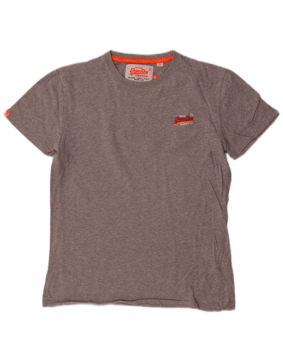 Superdry Camiseta para hombre Top Small Gris