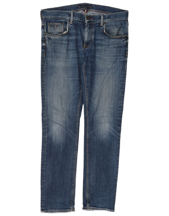 Tommy Hilfiger Vaqueros ajustados para hombre W36 L30 Algodón azul