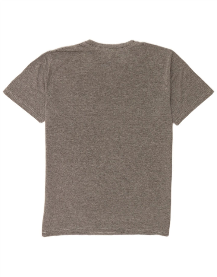 Camiseta estampada para hombre de Mountain Warehouse Top de algodón moteado gris medio