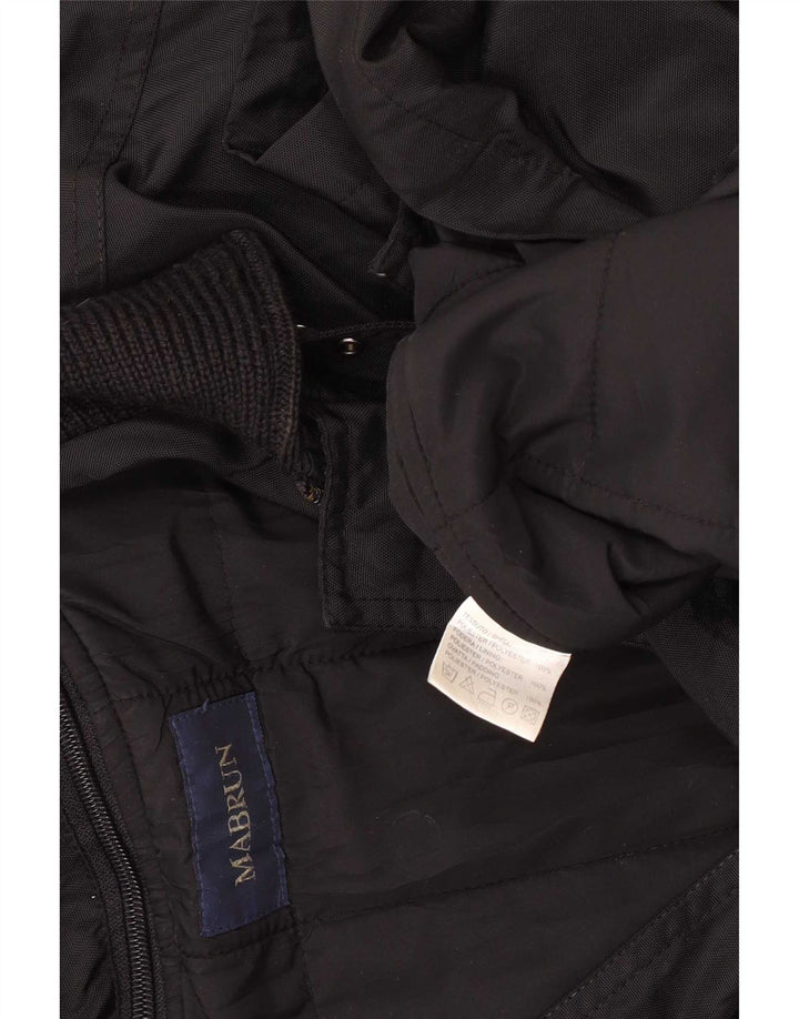 Mabrun Chaqueta utilitaria para hombre UK 42 XL Poliéster negro
