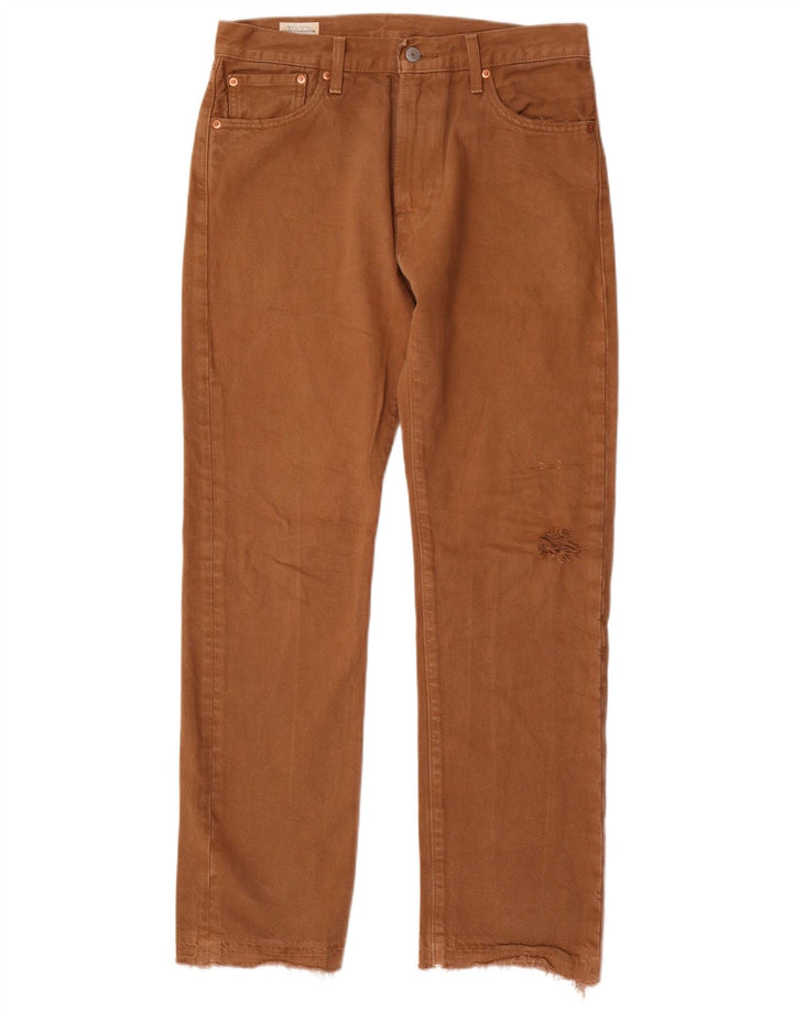 Levi's Hombre 551 Vaqueros Rectos W30 L32 Algodón Marrón