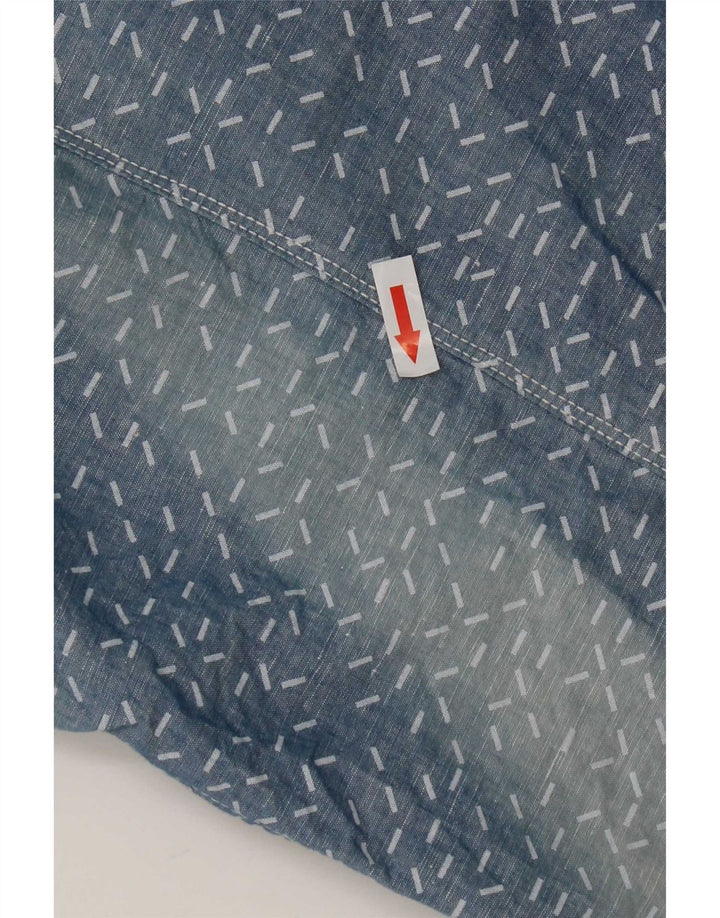 Camisa G-Star Hombre XL Lino con manchas azules