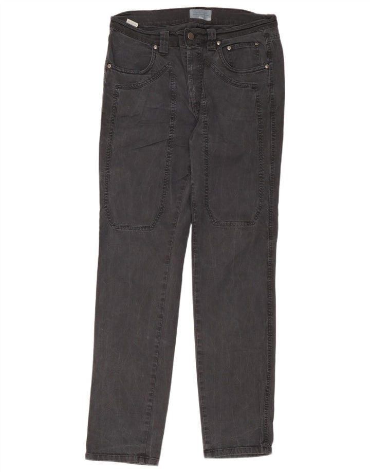 Jeckerson Vaqueros rectos para hombre W34 L33 Algodón gris