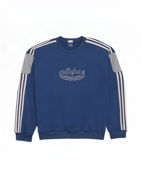 Adidas Hombre Climawarm Graphic Sudadera Jumper XL Azul Colorblock