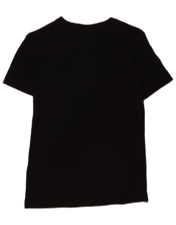 Champion Camiseta gráfica para mujer Top UK 6 XS Algodón negro