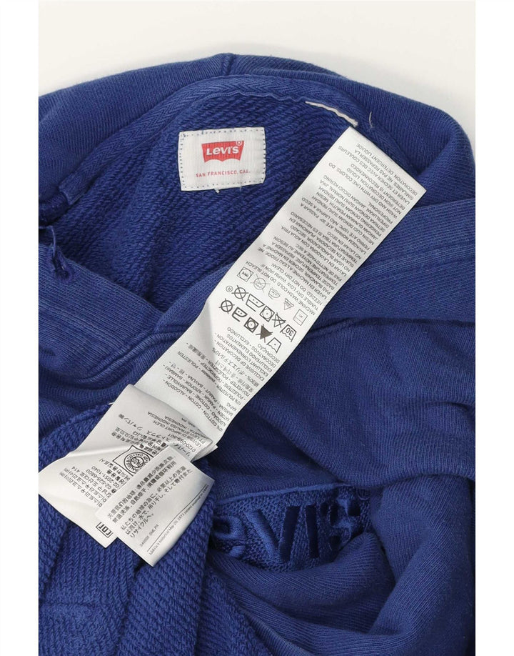 Levi's Hombre Sudadera Con Capucha Gráfica Jersey Pequeño De Algodón Azul
