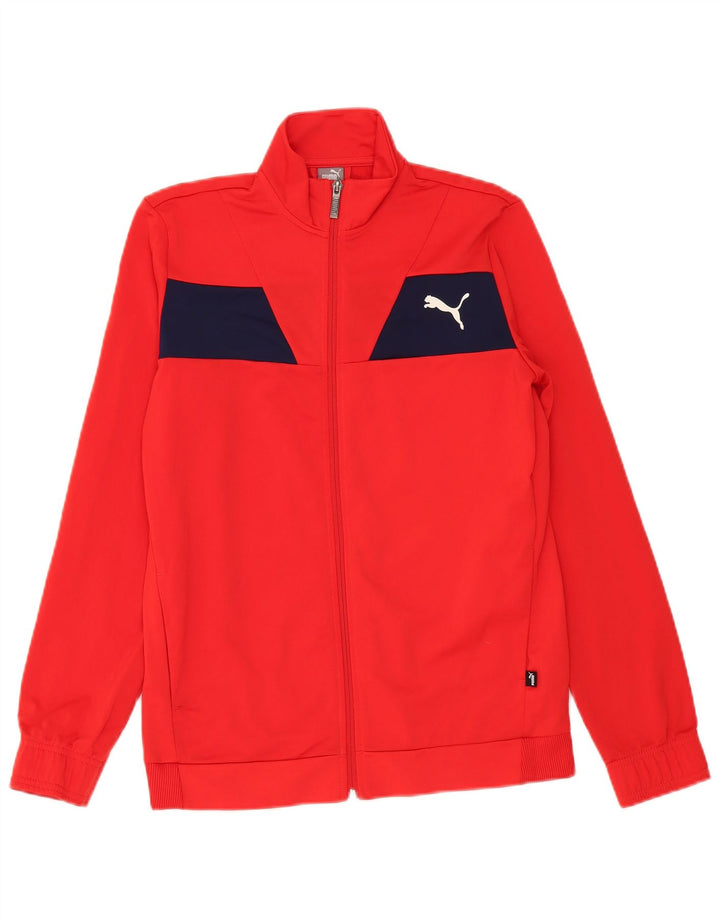 Puma Chaqueta de chándal para niño 15-16 años, color rojo