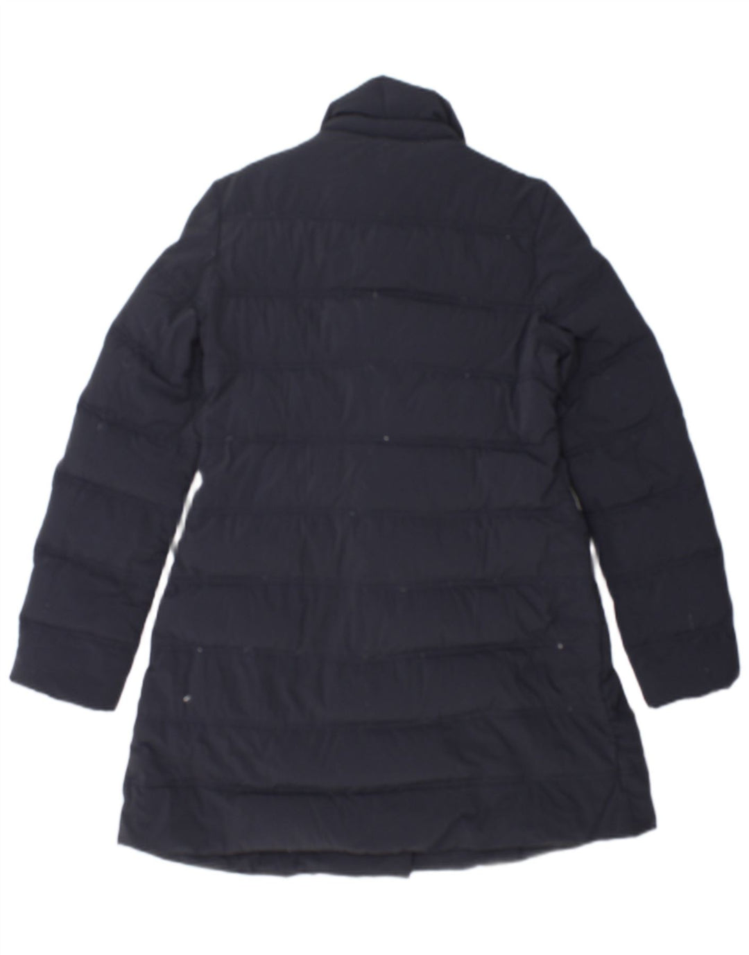 Aspesi Abrigo acolchado de doble botonadura para mujer UK 10 Small Azul marino Poliamida