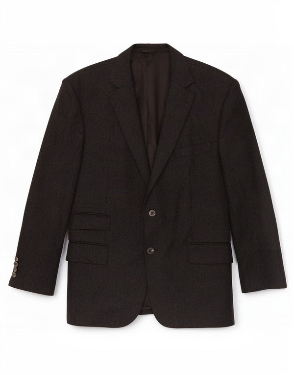 Lanificio Di Pray Chaqueta tipo blazer de 2 botones para hombre UK 42 XL Gris espiguilla