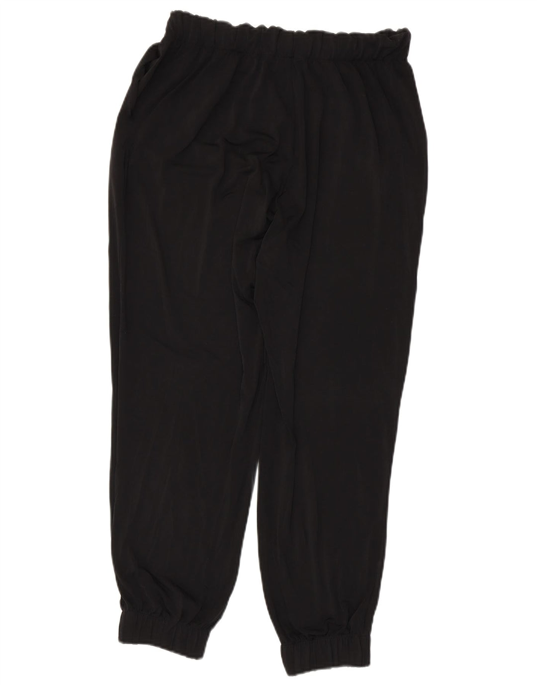 ZARA Mujer Pantalones De Chándal Joggers UK 42 Medium Negro