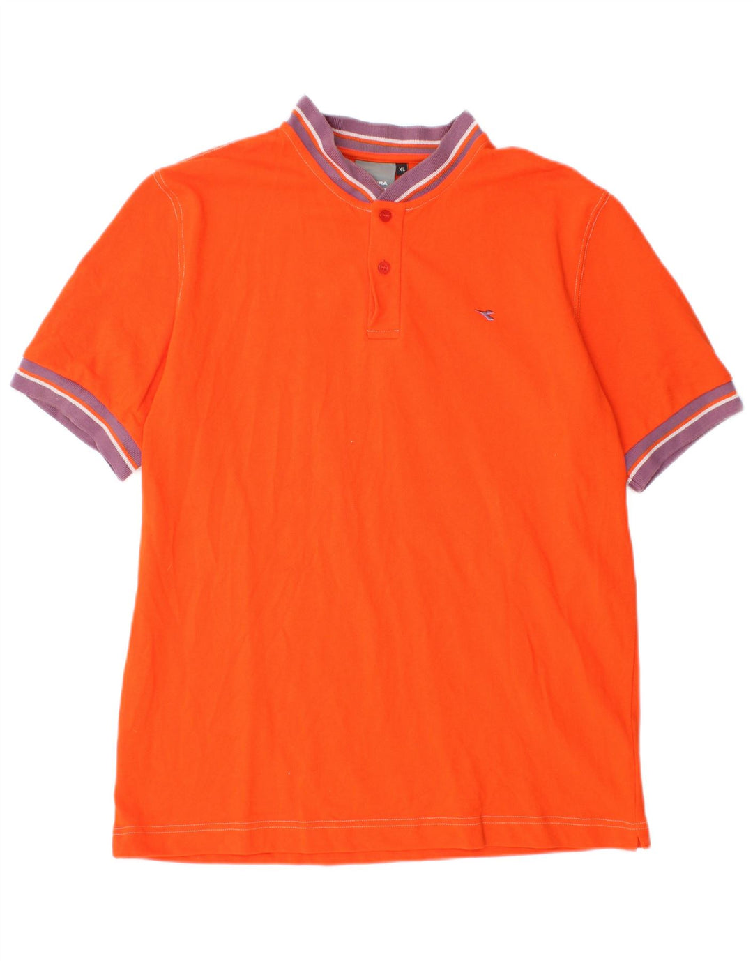 Diadora Polo Hombre XL Naranja Algodón