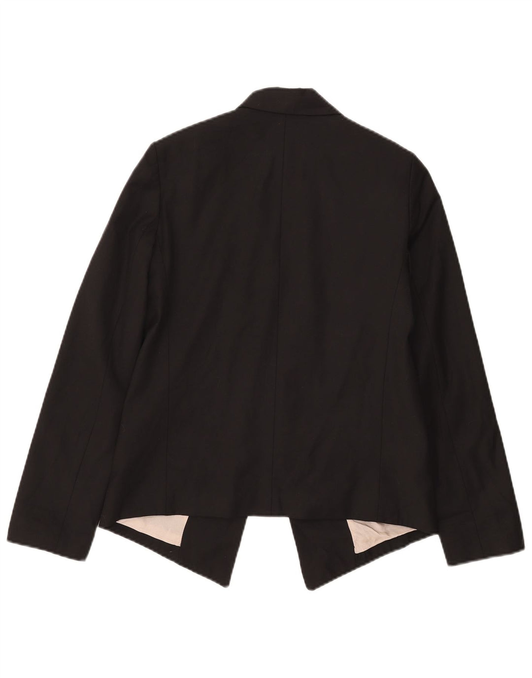 Topshop Chaqueta tipo blazer abierta para mujer UK 8 Small Poliéster negro
