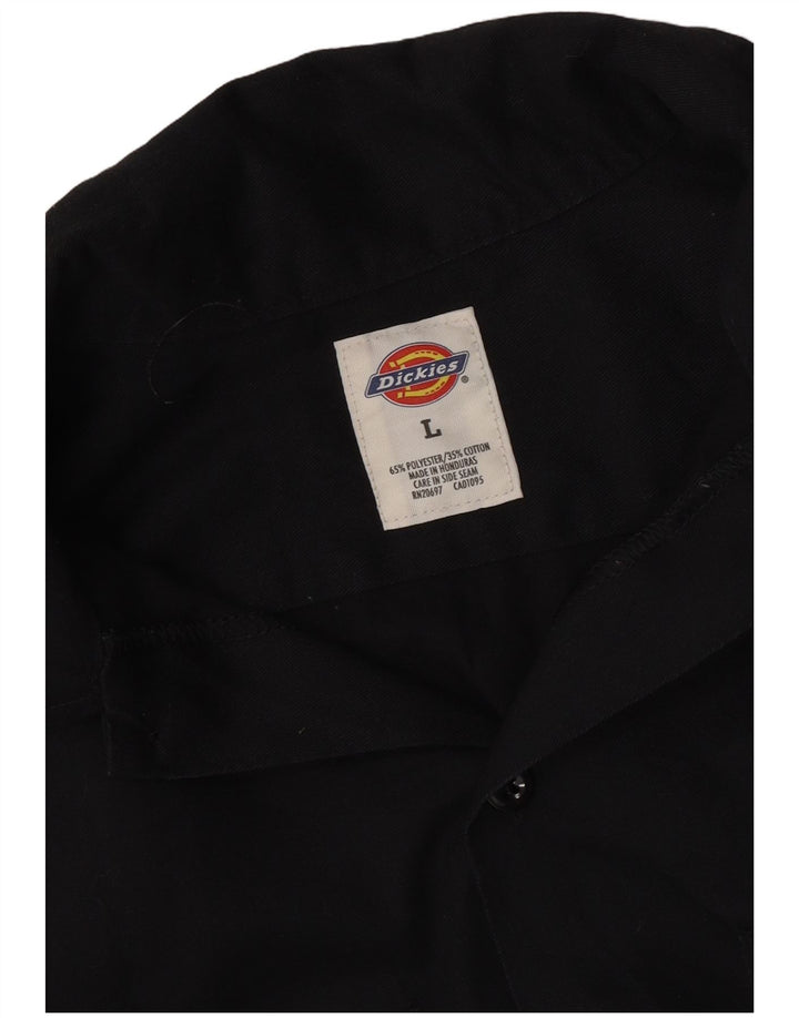 DICKIES Camisa gráfica de manga corta para hombre Algodón negro grande