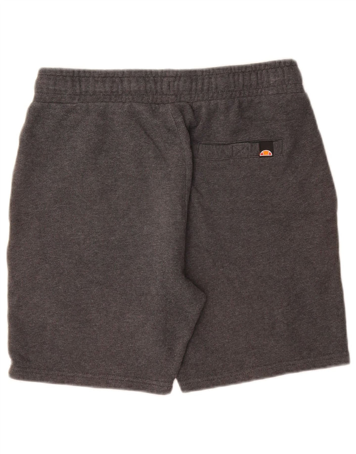 ELLESSE Shorts deportivos gráficos para hombre Algodón gris pequeño