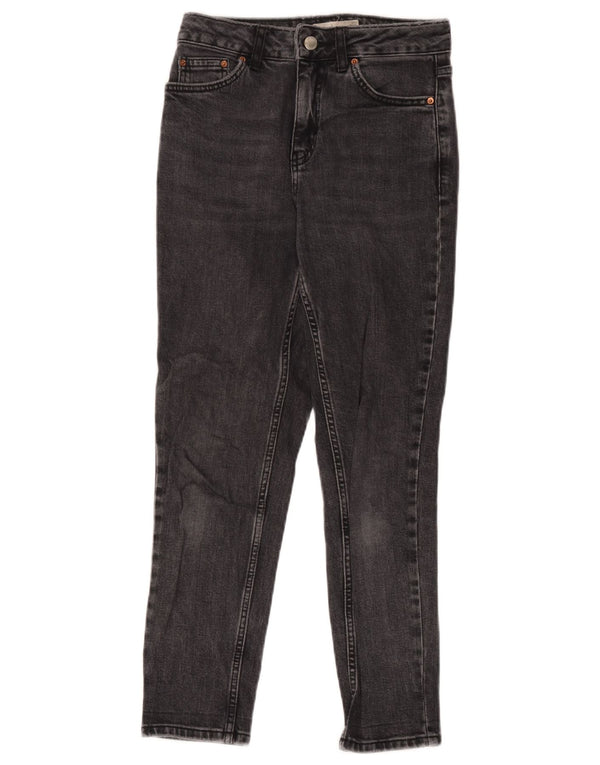 Vaqueros ajustados Mom para mujer de Topshop W26 L25 de algodón gris