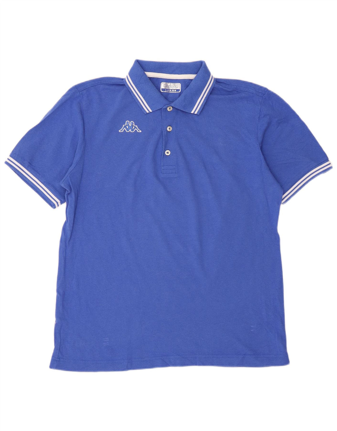 Kappa Polo Hombre Azul Grande