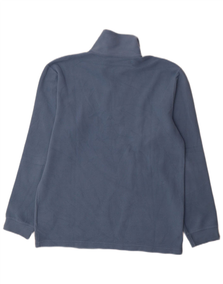 Champion Jersey De Forro Polar Con Cremallera Y Cuello Para Hombre Algodón Azul Grande