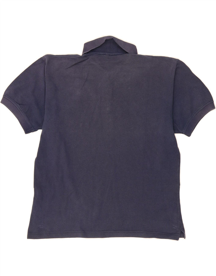 CHAMPION Mens Polo Shirt Medium Navy Blue Cotton Vintage Champion and Second-Hand Champion from Messina Hembry 