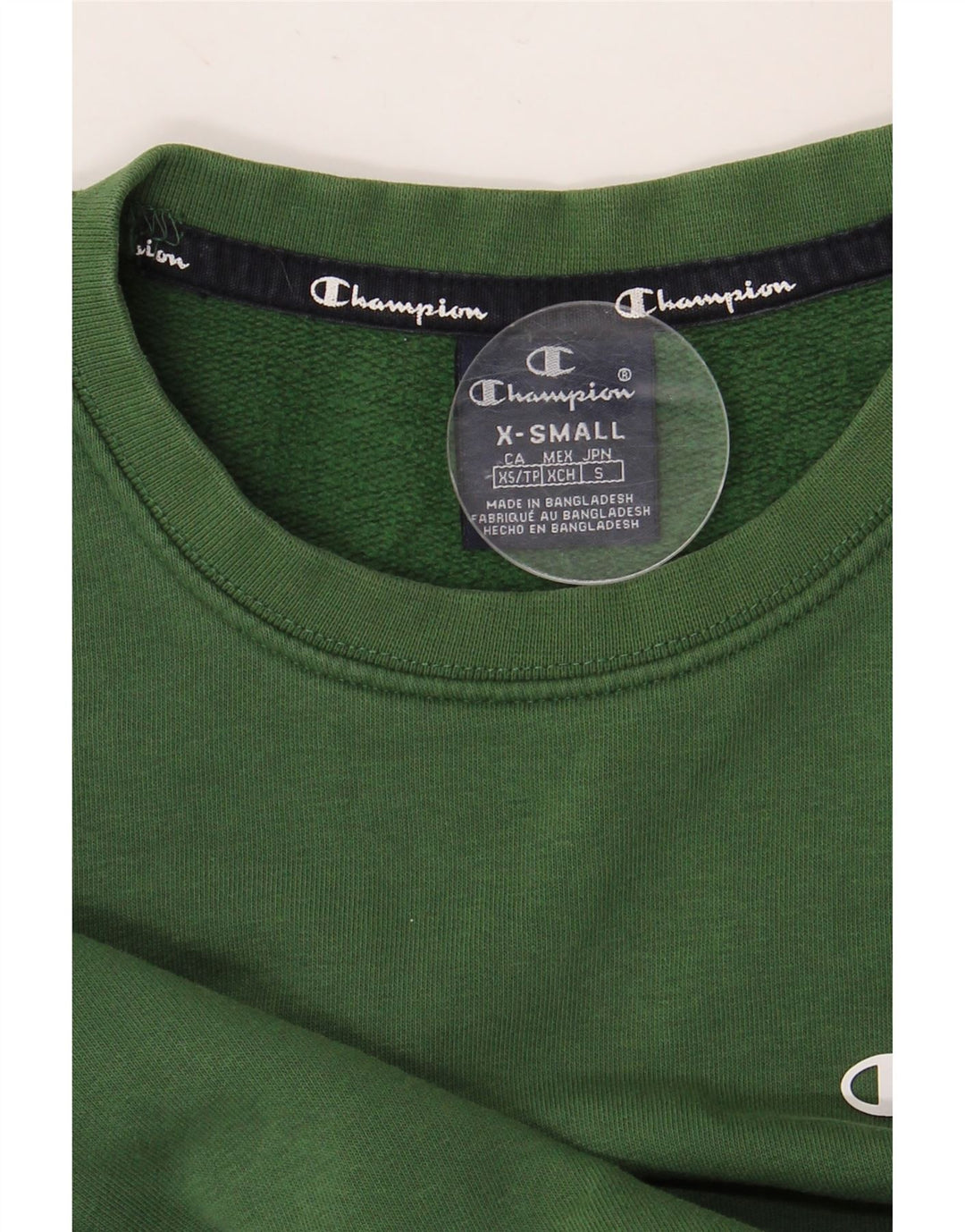 CHAMPION Sudadera Jumper para Hombre XS Verde