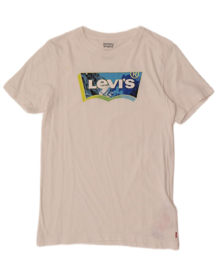 Levi's Camiseta gráfica para niño 13-14 años Blanco Algodón