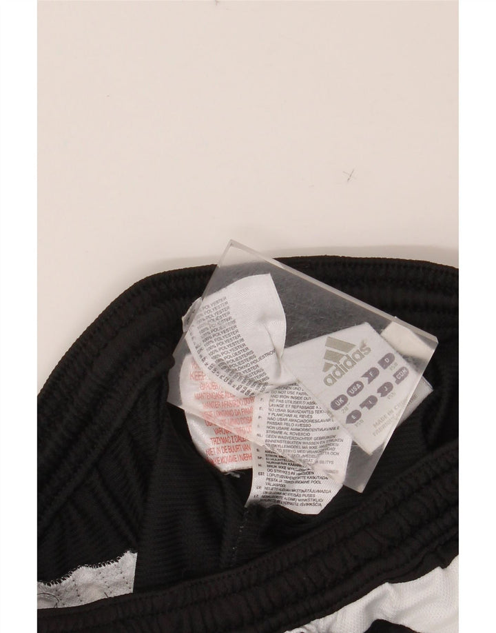 ADIDAS Pantalones cortos deportivos para niño 12-13 años Negro Poliéster color block